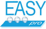 Logo easy pro bleu
